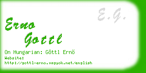 erno gottl business card